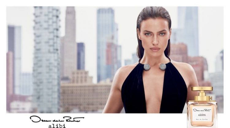 Irina Shayk is the Face of Oscar de la Renta’s Alibi Fragrance