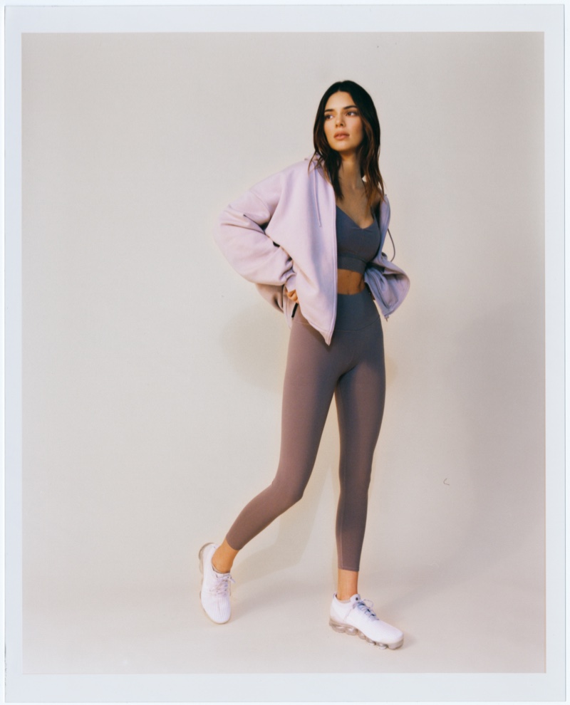 Alo Yoga's new designs modeled by Kendall Jenner.