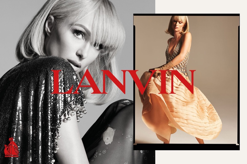 Paris Hilton stars in Lanvin spring-summer 2021 campaign.