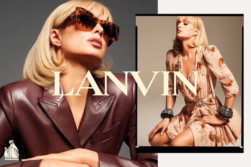 Paris Hilton appears in Lanvin spring-summer 2021 campaign.