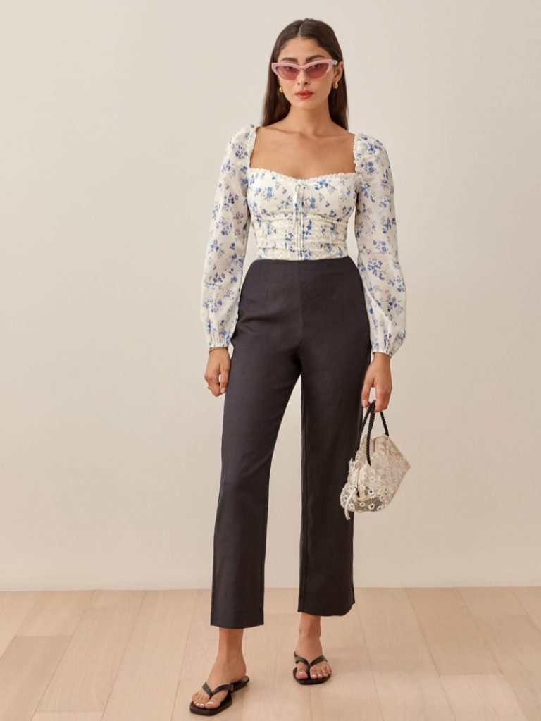 isadora blouse reformation