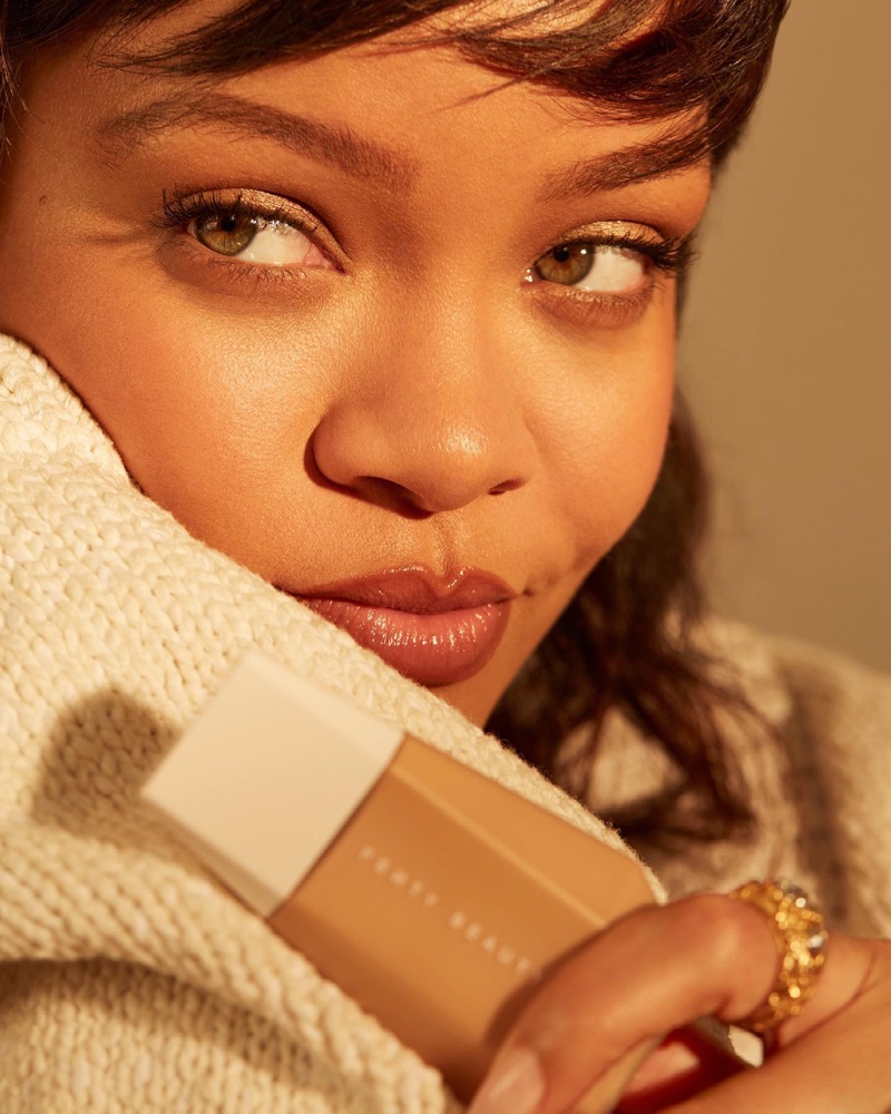 Rihanna stars in Fenty Beauty Eaze Drop campaign.