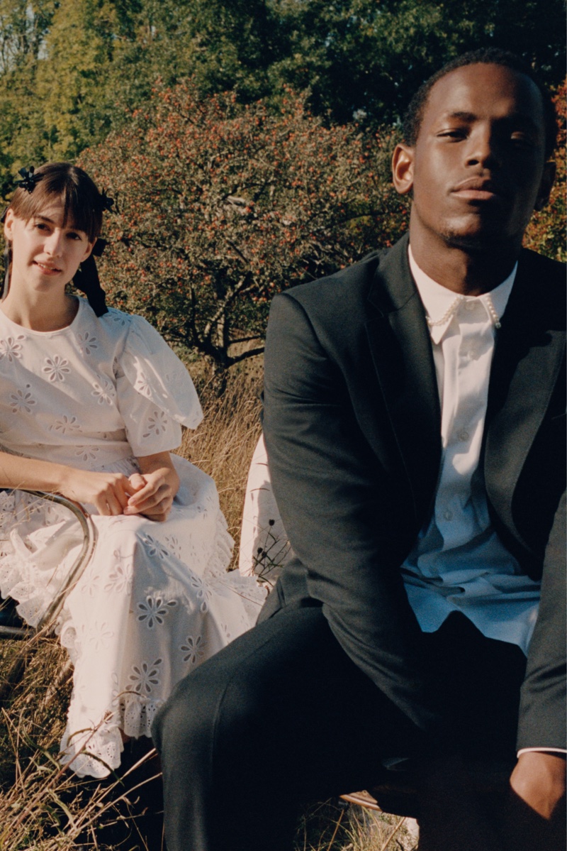 Daisy Edgar-Jones and Michael Ward appear in Simone Rocha x H&M campaign.