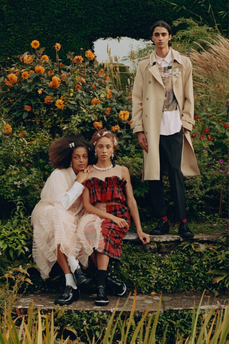 An image from Simone Rocha x H&M's advertising campaign.