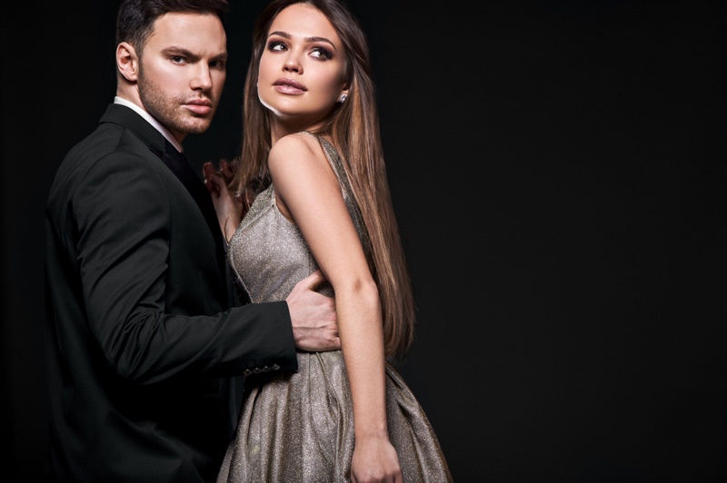 Stylish Couple Event Fashion