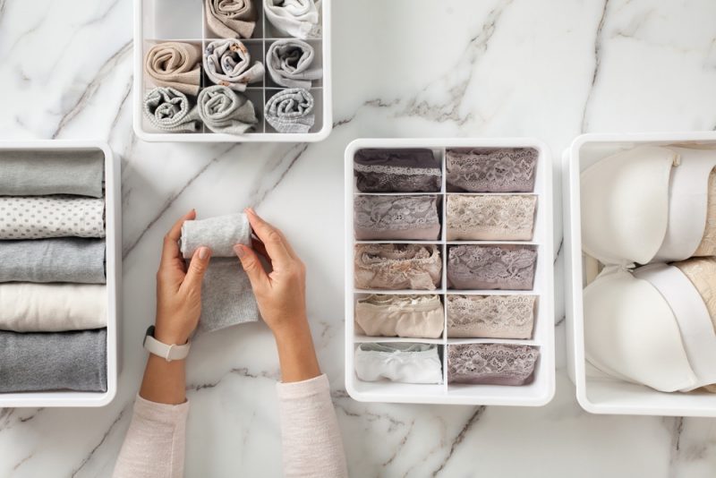 Underwear Drawer Organizing