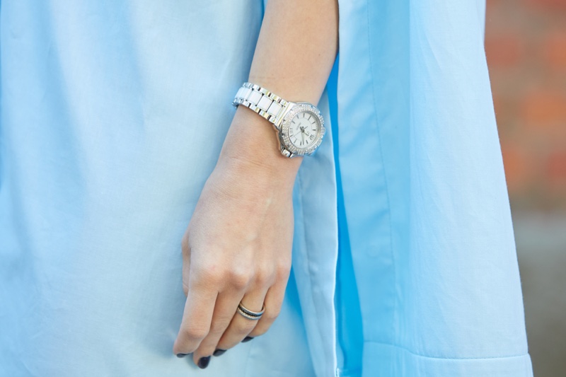 Woman Wearing Tag Heuer Watch