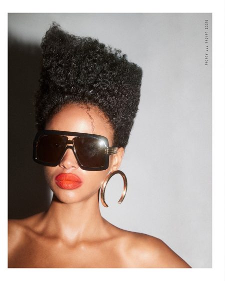 Aya Jones Models Bold Shades for M Milenio Magazine Aya Jones Models Bold Shades for M Milenio Magazine