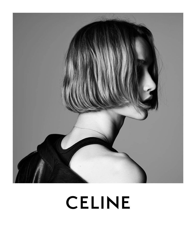 Hedi Slimane photographs Celine Les Grand Classiques campaign.