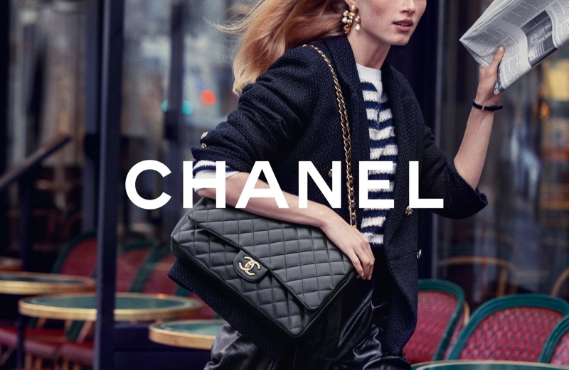 An image from Chanel's Iconic Bag 2021 campaign.