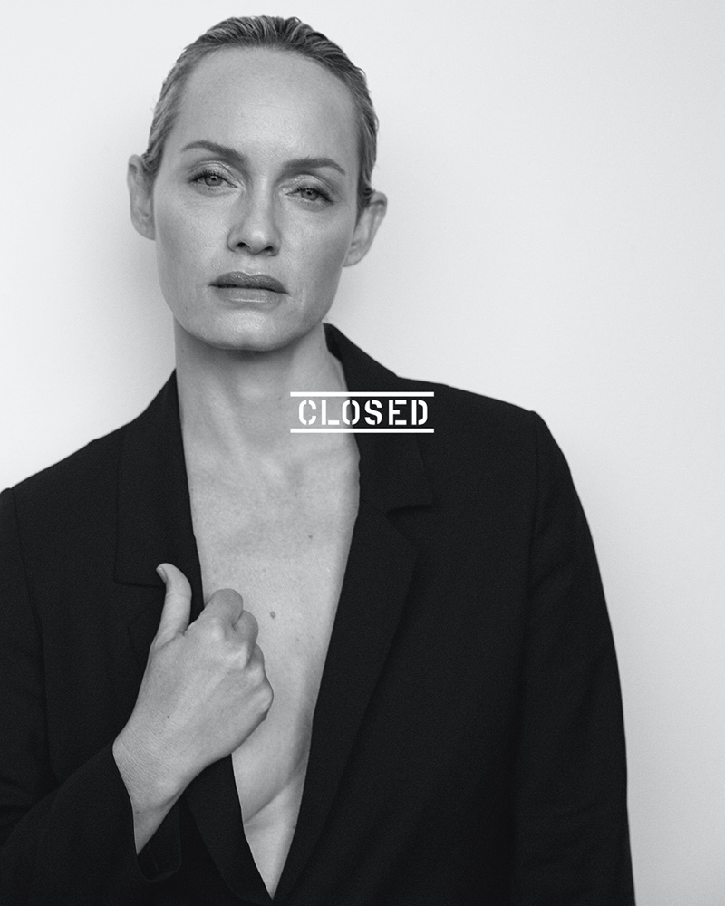 Amber Valletta stars in Closed spring-summer 2021 campaign. Photo: David Roemer