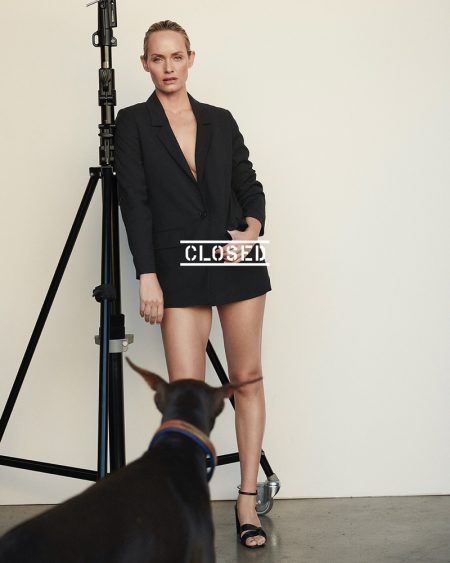 Amber Valletta Is Minimal Chic in Closed Spring 2021 Campaign Photo: Closed / David Roemer