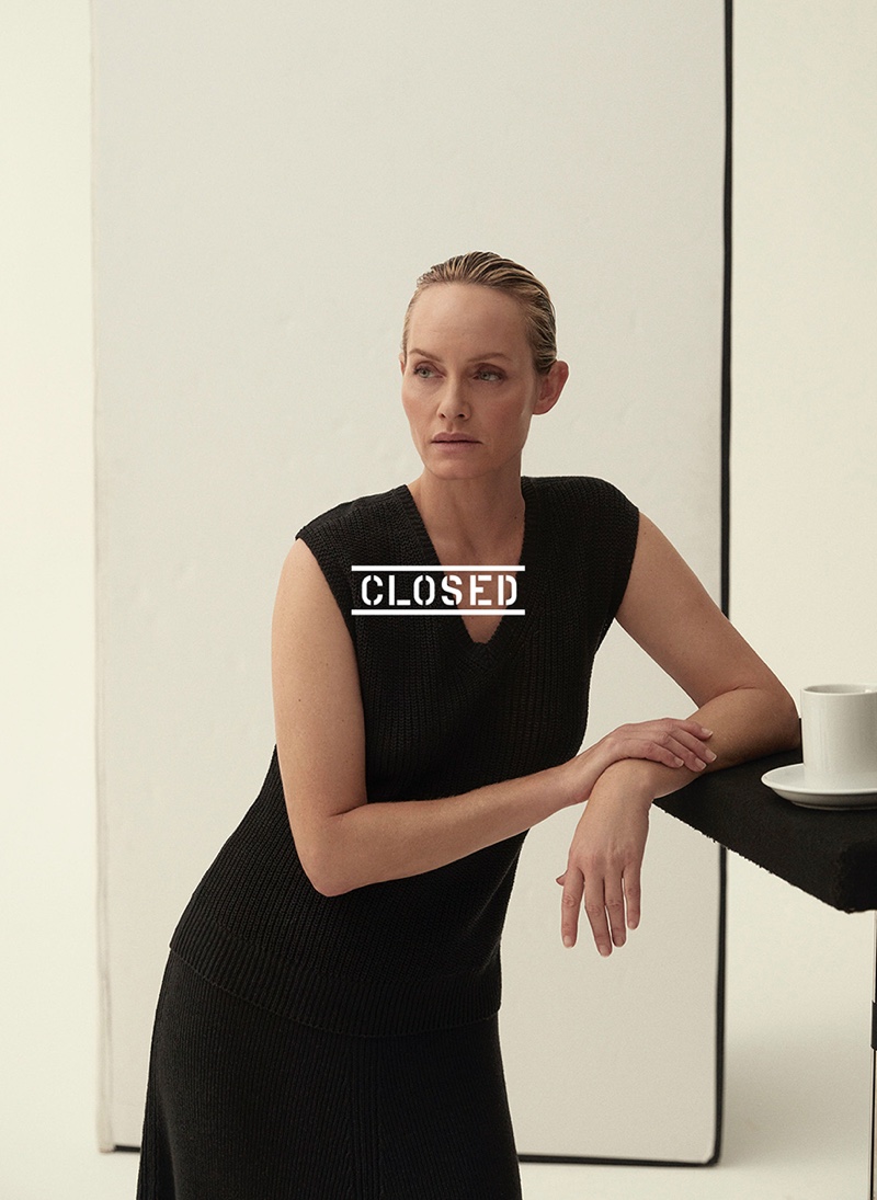 Amber Valletta stars in Closed spring-summer 2021 campaign. Photo: David Roemer