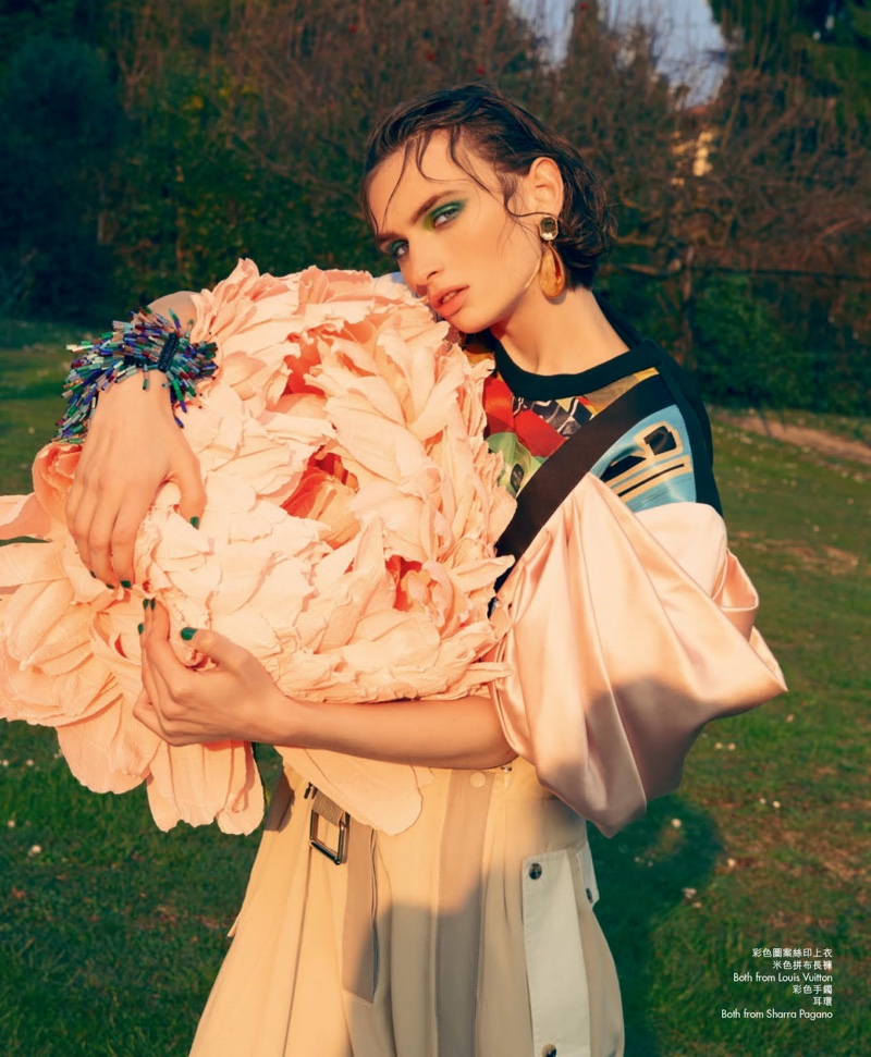 Ekateryna Kirillina Is in Full Bloom for Marie Claire Hong Kong