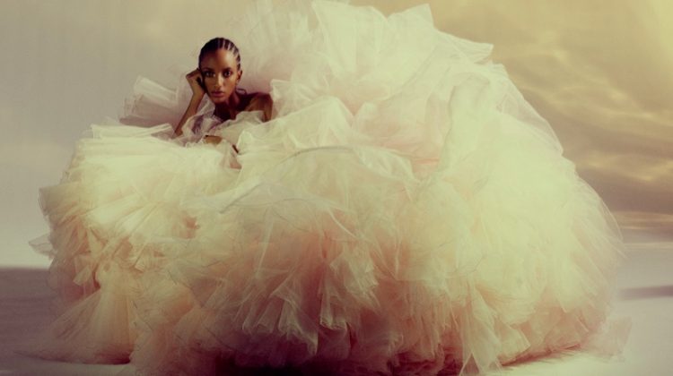 Emmanuelle Lacou Poses in Dreamy Styles for Grazia