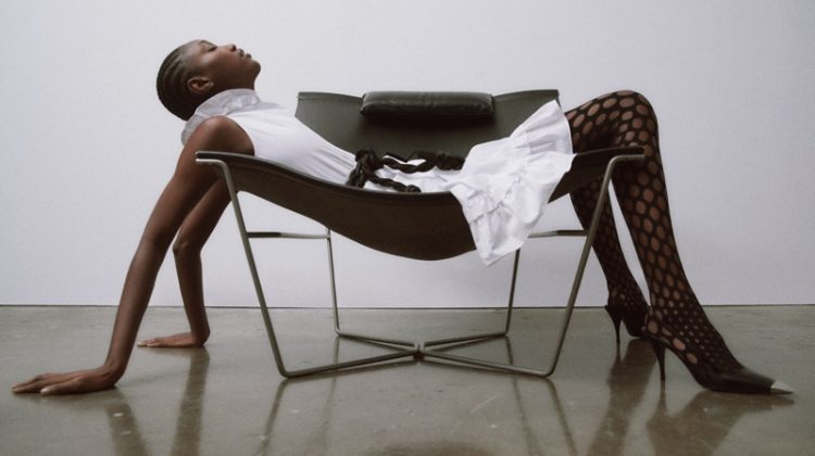 Eniola Abioro Models Monochromatic Looks for Puss Puss Magazine