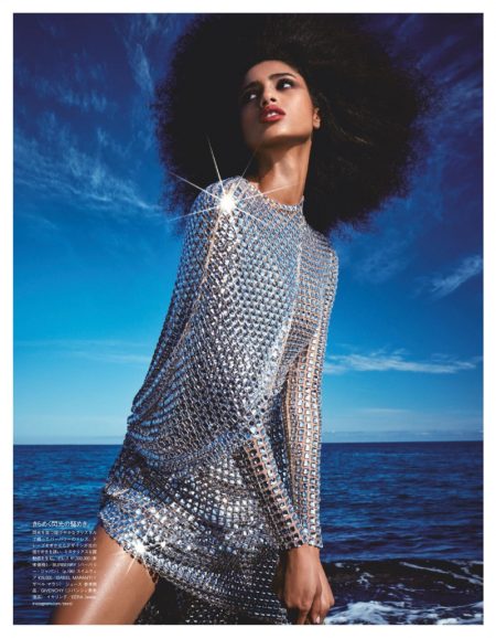 Imaan Hammam Is a Stunning Sea Siren for Vogue Japan Imaan Hammam Is a Stunning Sea Siren for Vogue Japan