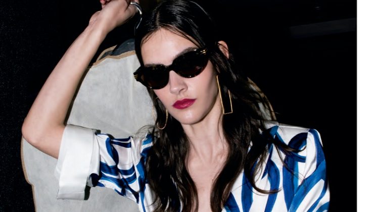 Izarbe Zumeta Poses in Cool Girl Style for Vogue Greece