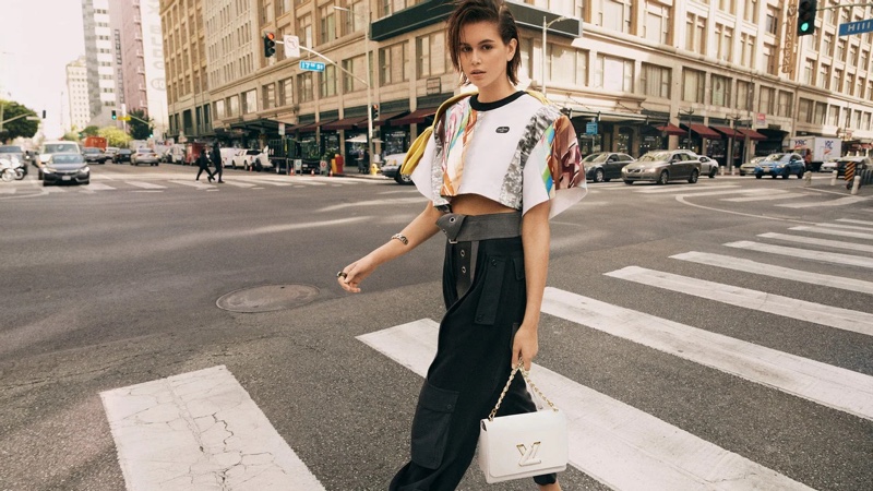 Kaia Gerber Louis Vuitton Twist Spring 2020 Campaign