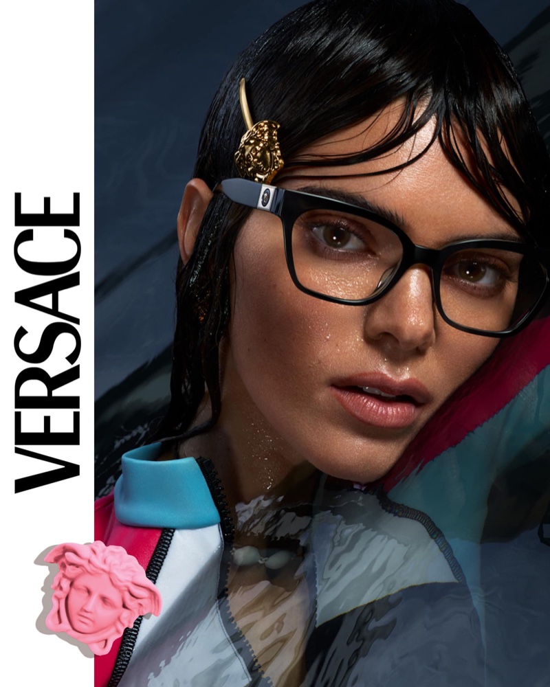 Kendall Jenner stars in Versace Eyewear spring-summer 2021 campaign.