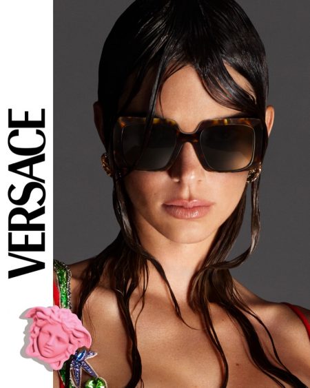 Versace Eyewear unveils spring-summer 2021 campaign with Kendall Jenner.
