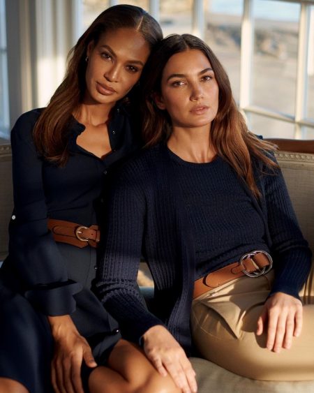 Lily & Joan Charm in Lauren Ralph Lauren Spring 2021 Campaign Lauren Ralph Lauren taps Joan Smalls and Lily Aldridge for spring 2021 campaign.