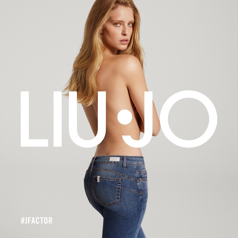 Abby Champion stars in Liu Jo spring-summer 2021 campaign.