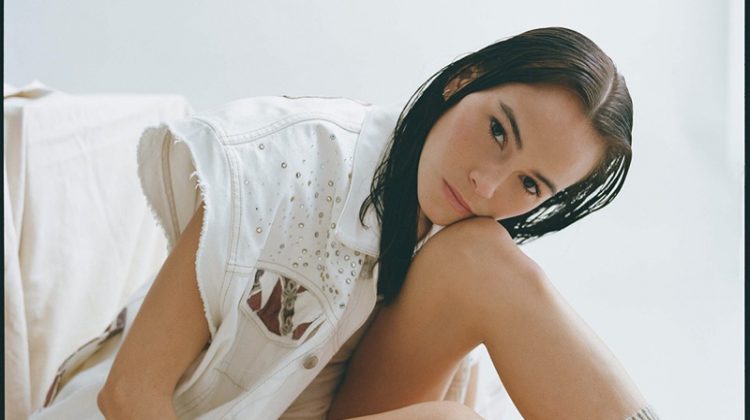 Lohelani Hicks Poses in Upcycled Fashion for Marie Claire
