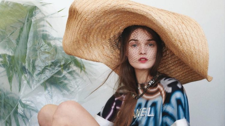 Lulu Tenney Models Spring Fashion for Vogue China