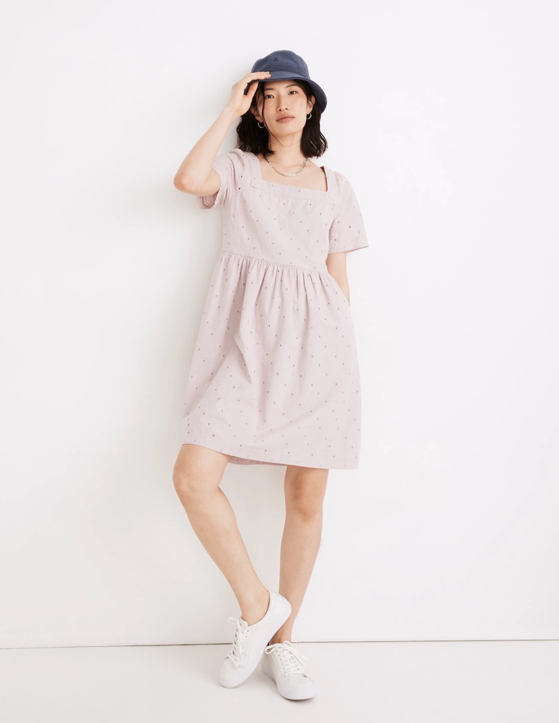 Madewell Eyelet Allie Mini Dress $108