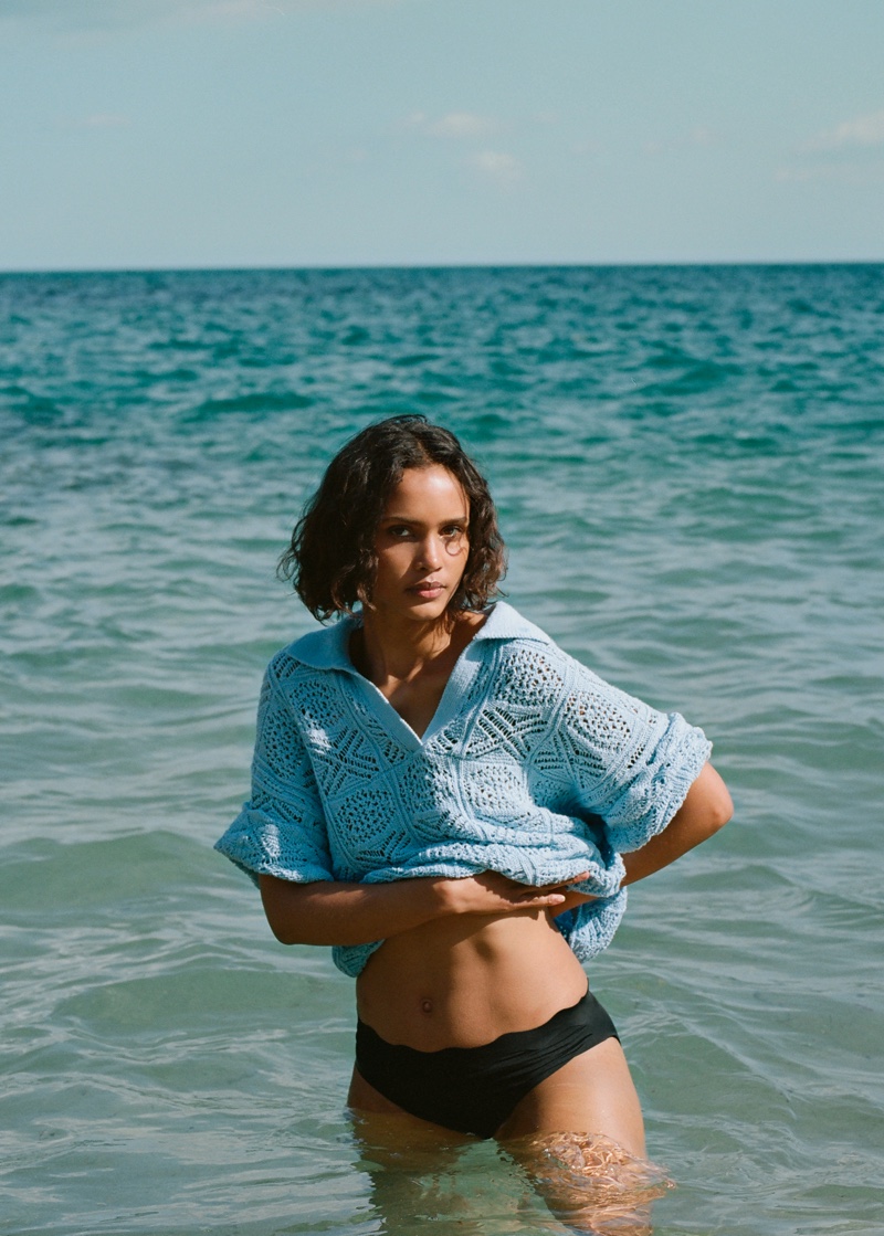Beachwear stands out in Mango Committed Effortless spring-summer 2021 collection.