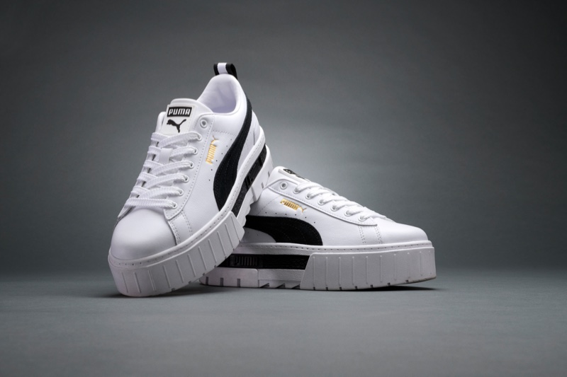 PUMA Mayze sneaker in white.