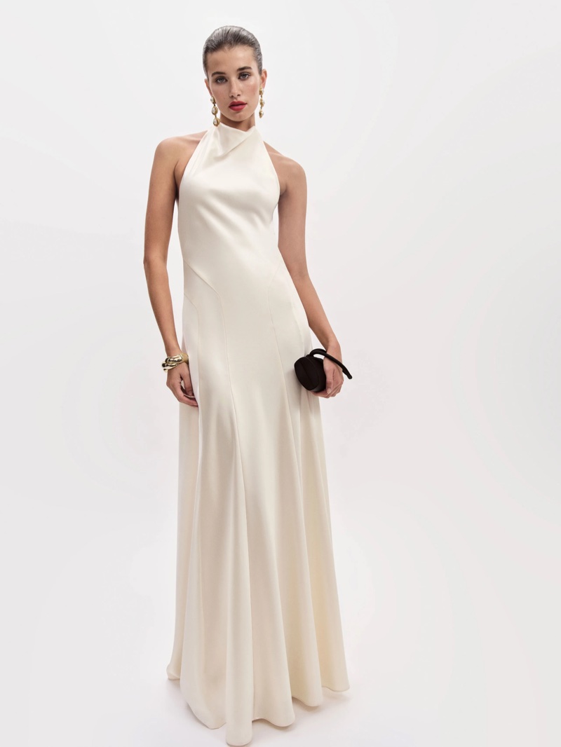 Reformation Roy Satin Dress $848