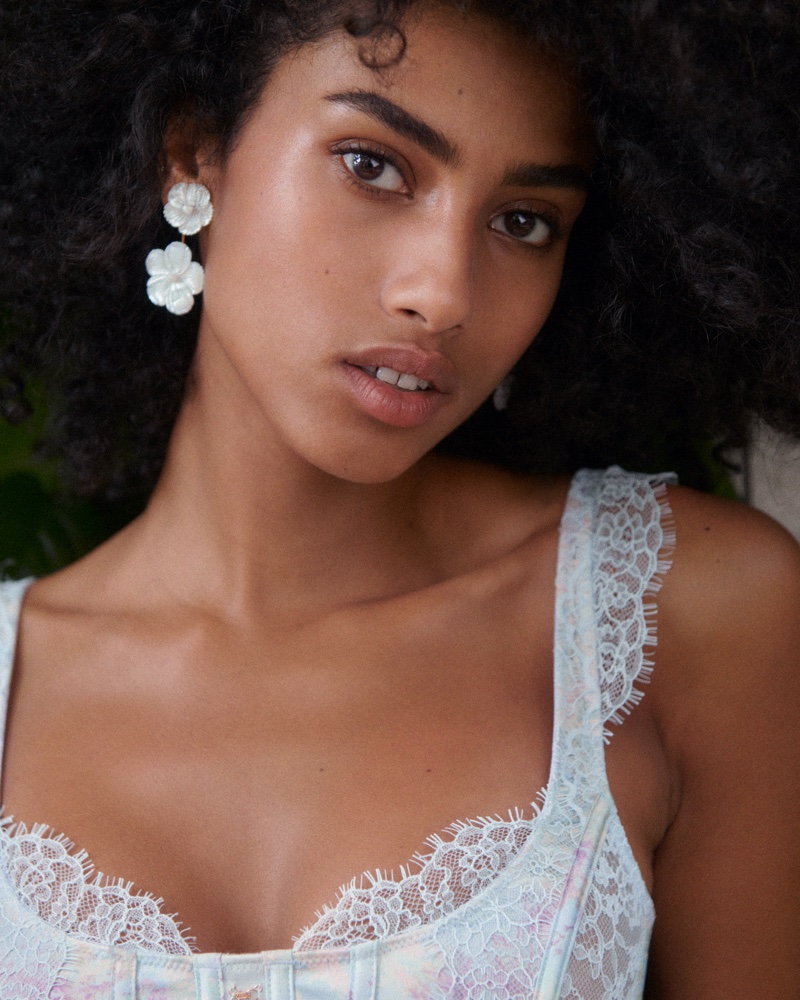 Imaan Hammam stars in Victoria's Secret summer 2021 campaign.