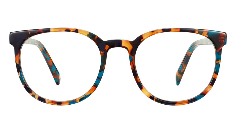 Warby Parker Gillian Glasses in Teal Tortoise $95