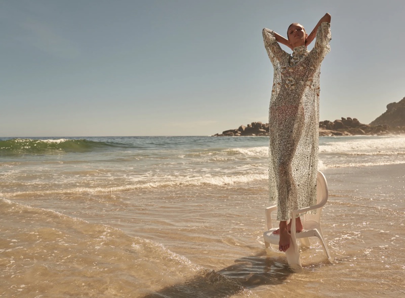 Zara Limited Edition Long Sequin Dress.