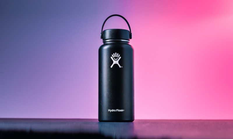 Black Hydro Flask Water Bottle