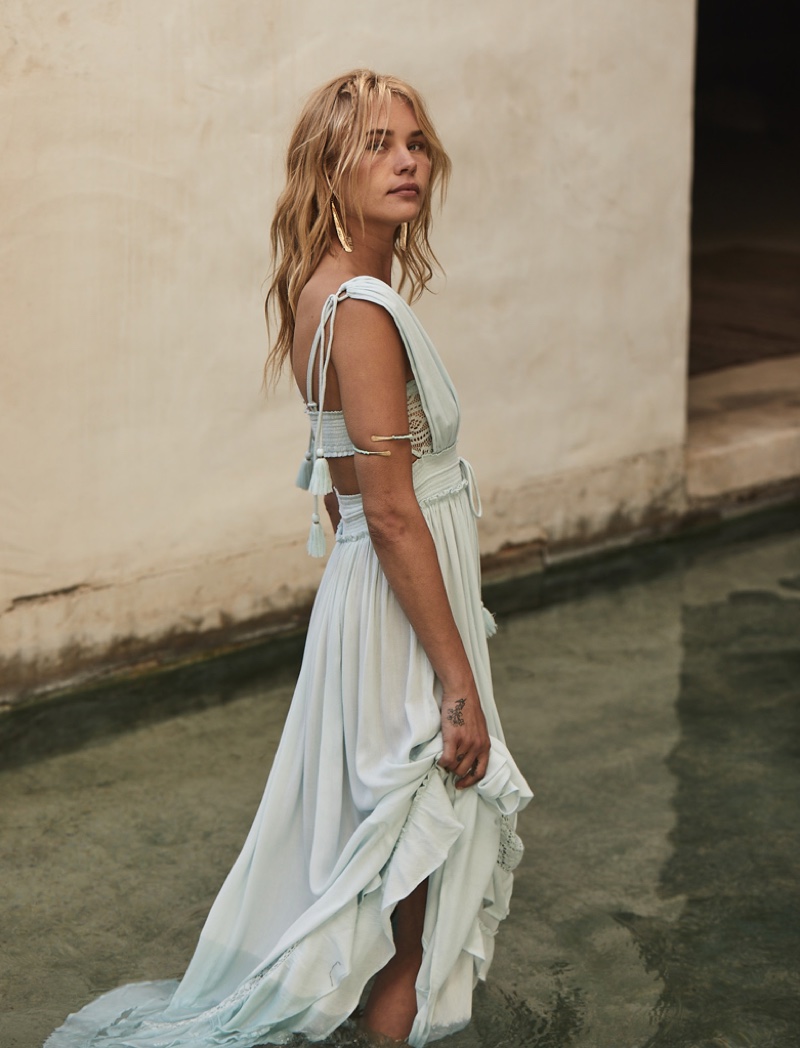 Brooke Perry poses for Free People May 2021 catalog. Photo: Adam Franzino