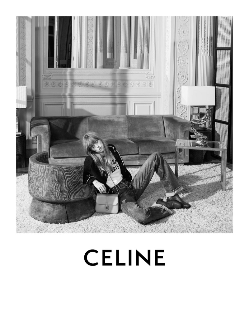 Hedi Slimane photographs Celine Les Grand Classiques session 3 campaign.