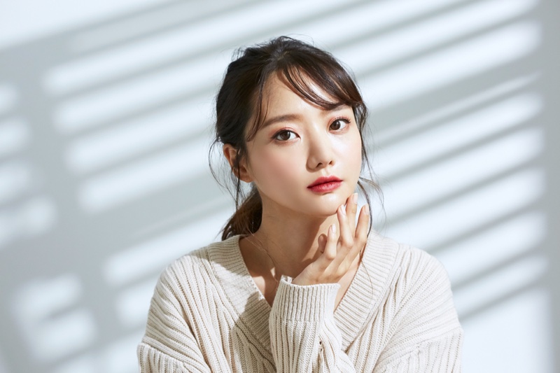 Cropped Image Asian Model Sweater