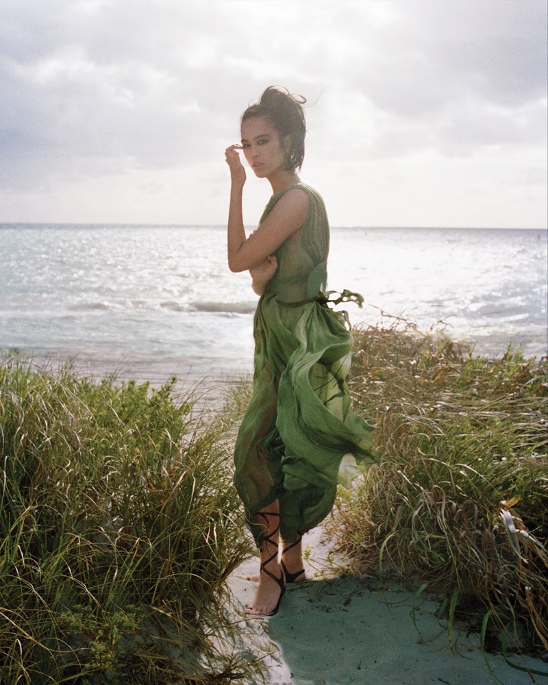 Dara Allen Models Beach Styles for WSJ. Magazine