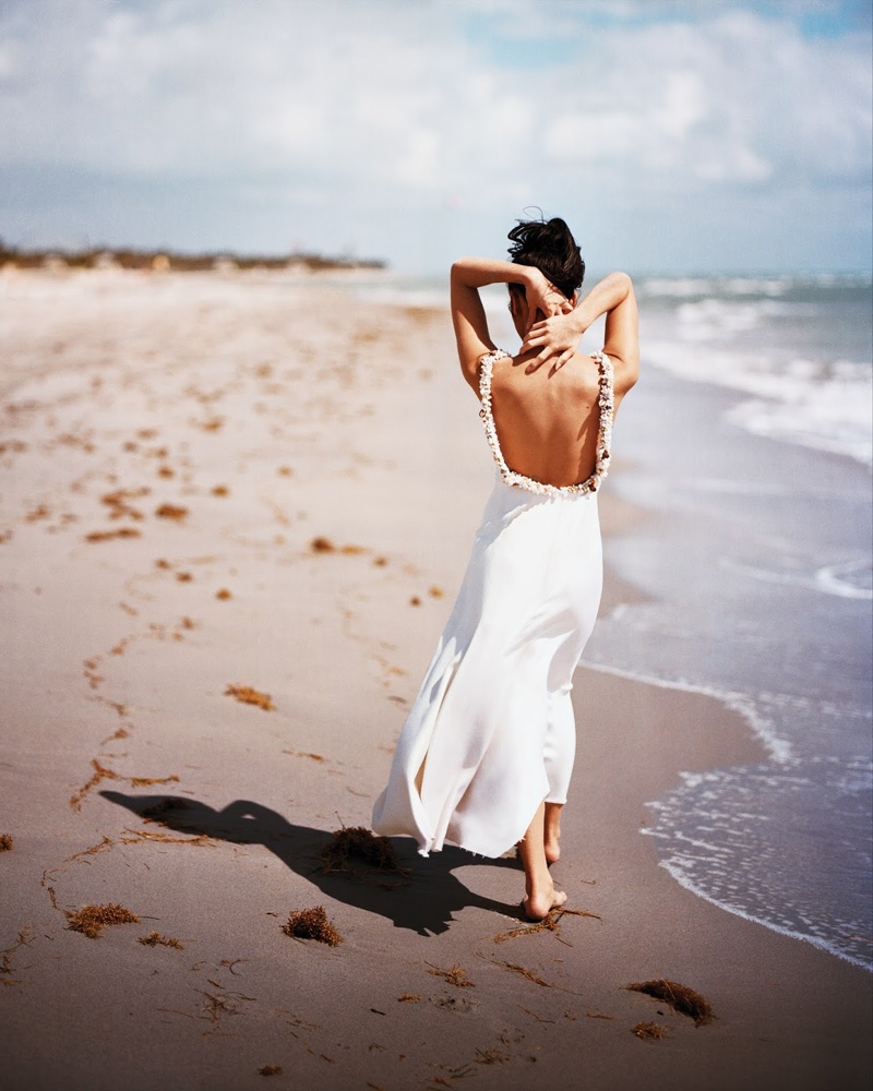 Dara Allen Models Beach Styles for WSJ. Magazine