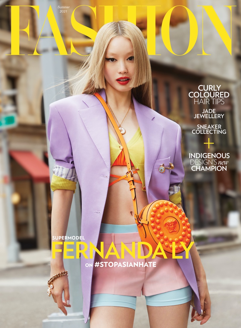 Fernanda Ly on FASHION Magazine Summer 2021 Cover.
