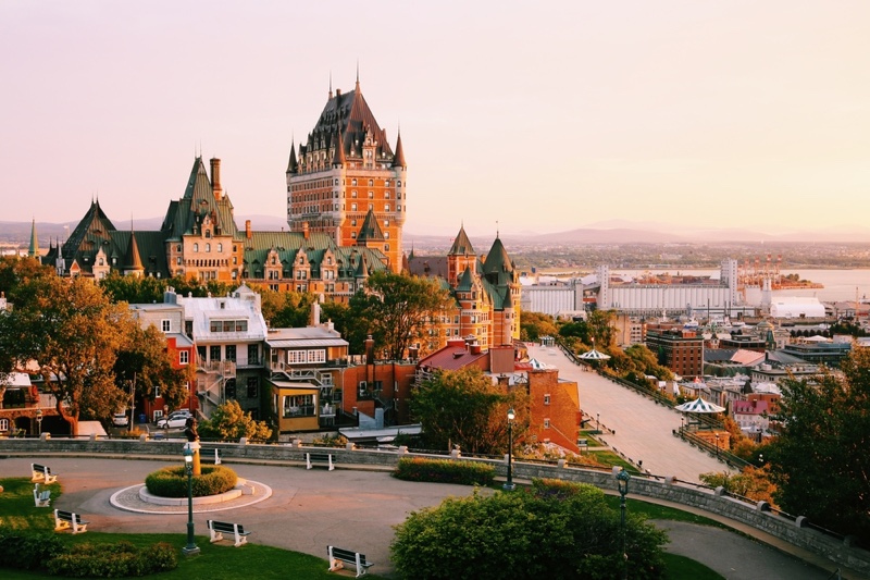 Frontenac Castle Old Quebec City