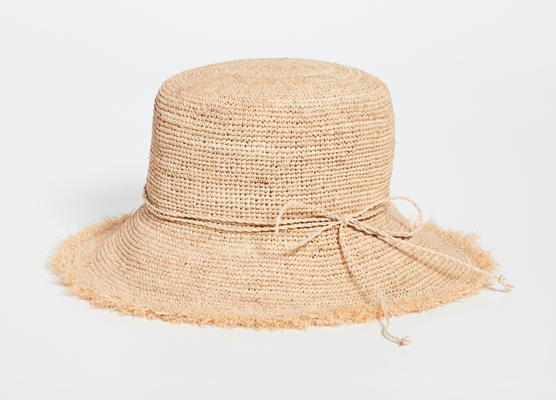 Hat Attack Packable Raffia Bucket Hat $115