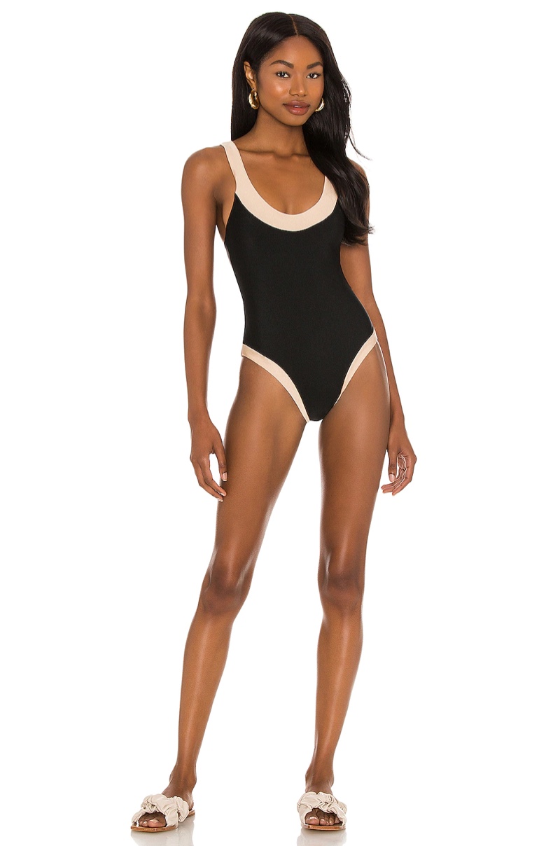 House of Harlow 1960 x Sofia Richie Rosa One Piece Swimsuit $128