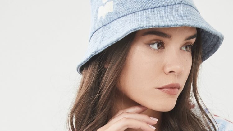 Isabel Marant Haley Bucket Hat in Light Blue $165