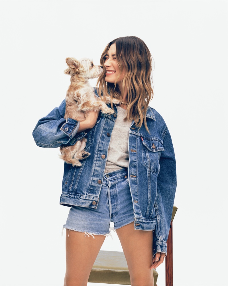 Hailey Bieber stars in Levi's 501 Originals campaign.