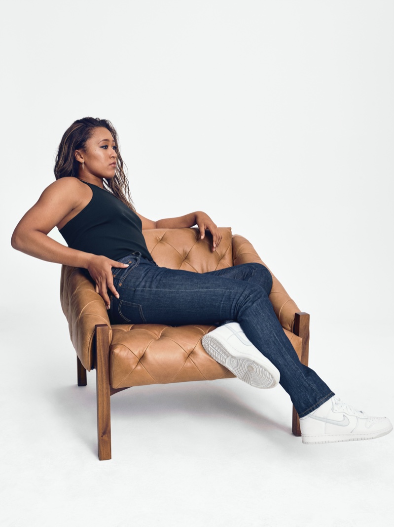 Tennis star Naomi Osaka stars in Levi's 501 Originals campaign.