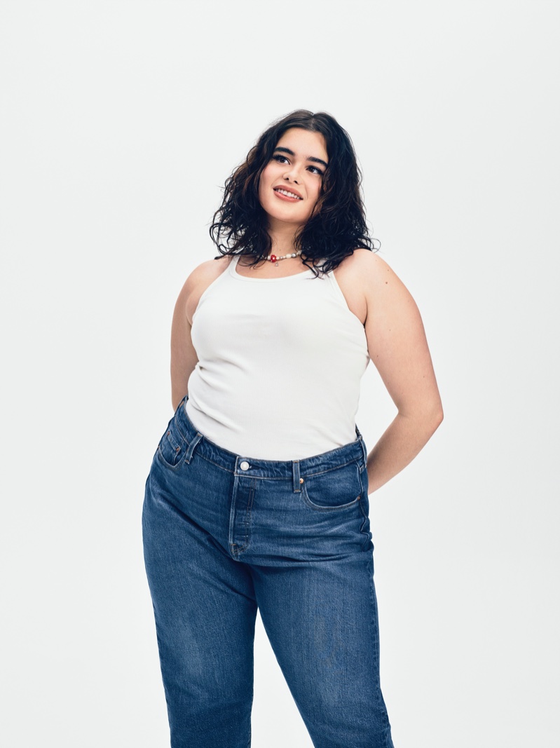 Barbie Ferreira appears in Levi's 501 Originals campaign.